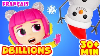 Noël C'est Magique! Lya-Lya et Le Bonhomme de Neige | Méga Compilation D Billions Chansons pour Bébé
