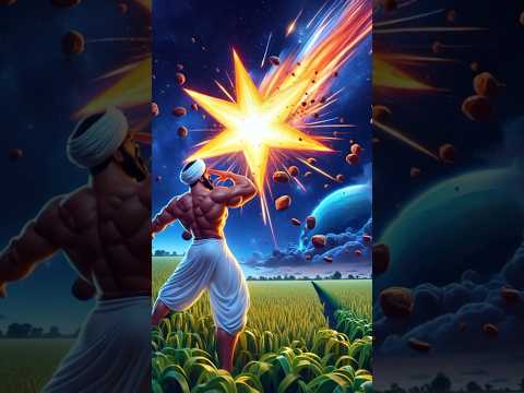 गाँव के खेत में गिरा टूटता तारा 🌟🚜 | #shorts #short #shortvideo #viral #viralvideo #funny #video #Ai