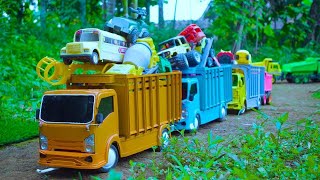 RC TRACTORS, MEGA RC TRUCKS, RC MACHINES COLLECTION!! EXCAVATOR LESU ET30H, KABOLITE K350-200 DIGGER