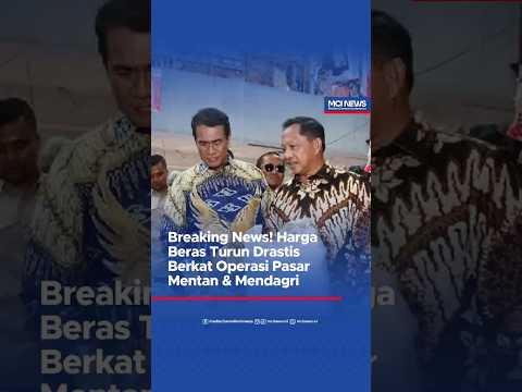 Video thumbnail Breaking News Harga Beras Turun Drastis Berkat Operasi Pasar Mentan &amp; Mendagri