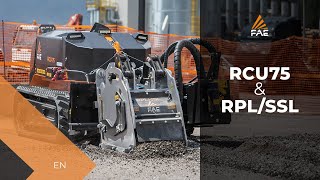 The RPL/SSL-45 road planer compatible with the RCU75 tracked carrier