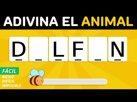 Adivina 50 ANIMALES sin Vocales 🐶 🦁 | Test de Animales ✅