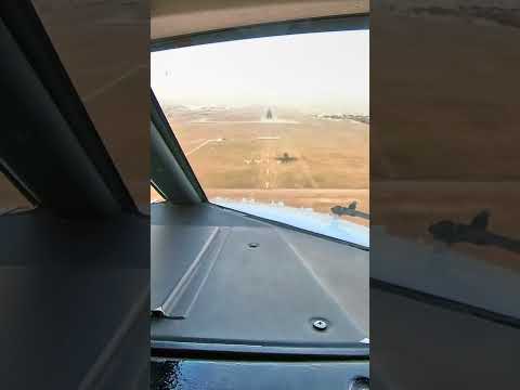 Autoland in Delhi Look at the Airplane Shadow #Shorts
