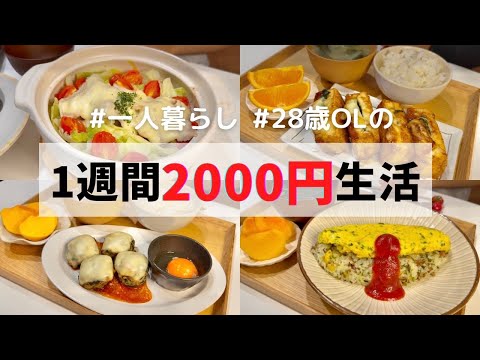 【食費月1万円】500万再生されたレシピも登場👏コスパ最強の1週間献立✊