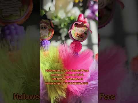 #labubu #labubuthemonsters #beadedpens #custom #pens #halloween #shorts #labubuviral #office