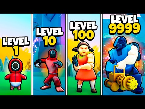 DONO DO JOGO POR 1 DIA ZERANDO ROUND 6 NO ROBLOX 😎😎 (Melhores Evoluções do Squid Evolution)