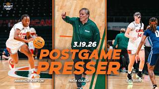 Tricia Cullop, Amarachi Kimpson & Gal Raviv | Postgame Press Conference | 03.19.26
