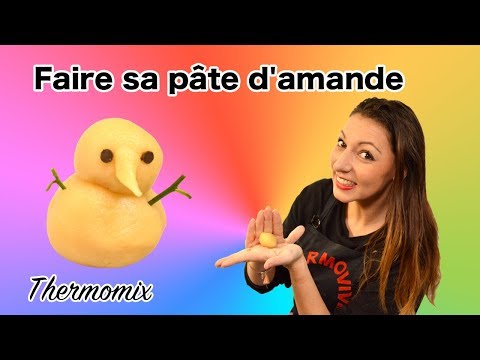 FAIRE SA PATE D'AMANDE, recette au Thermomix