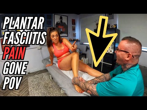 ASMR PLANTAR FASCIITIS PAIN GONE