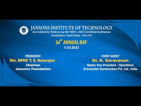 Jansons Institute of Technology - 14th Annual Day Celebrations