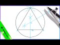 Circumscribed Circle and Triangle Construction