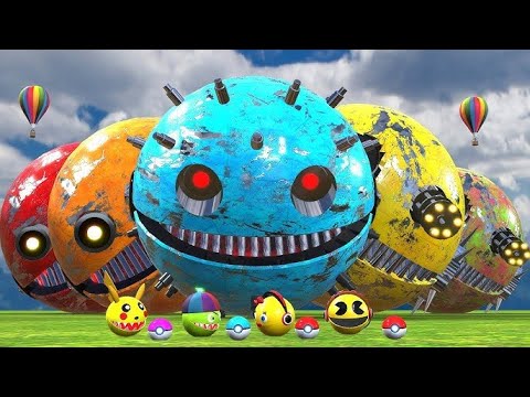 9PACMANS VS ROBOT PACMANS ll best collection X239