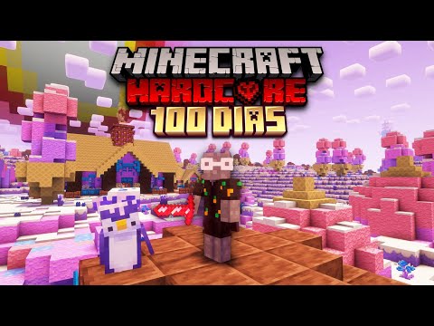 SOBREVIVÍ 100 Días a una DIMENSION DULCE en Minecraft HARDCORE