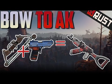 BOW to AK47 in 10 minutes!! - Rust