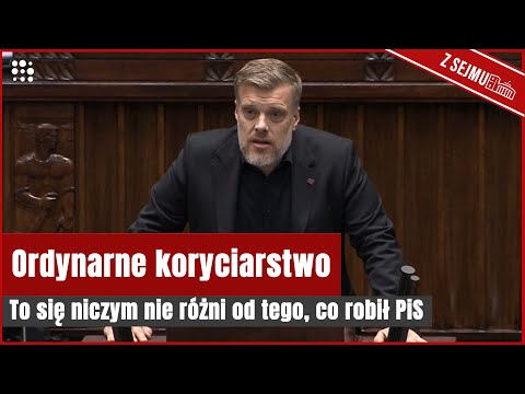 Adrian Zandberg grzmi: To jest kpina, to się niczym nie różni od tego, co wyprawiało PiS