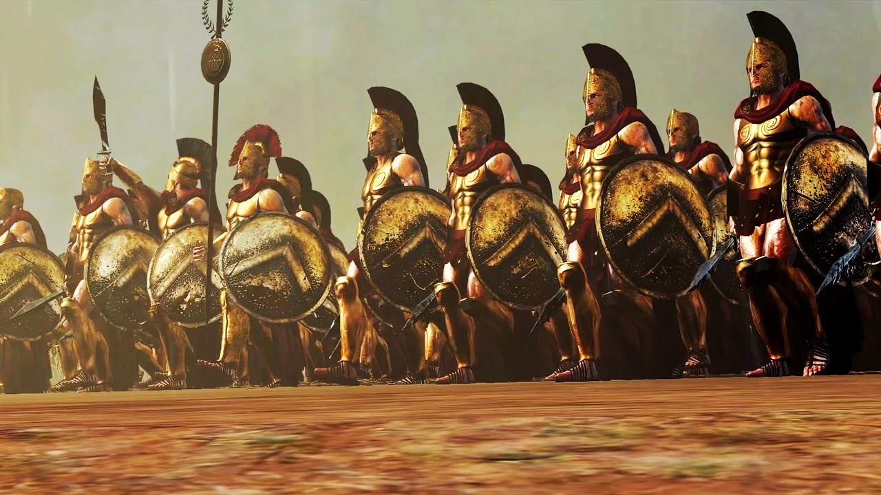 Spartan Battle | 1, 200 vs 10, 000 Persian Immortals - Epic Cinematic Total War Battle