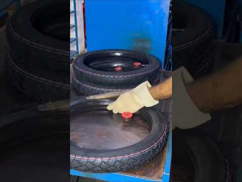 Amazing process of motorcycle tyre making #shorts #manufacturing