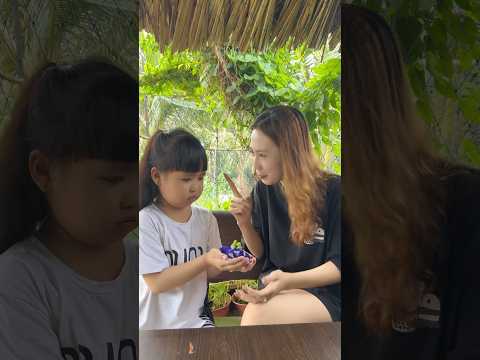 Ảo thuật hoa đậu biếc 😆 #samsam #thuthach