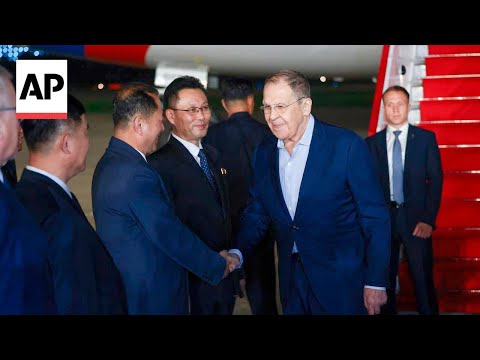 YouTube video thumbnail: Russia’s Foreign Minister Sergey Lavrov Visits North Korea