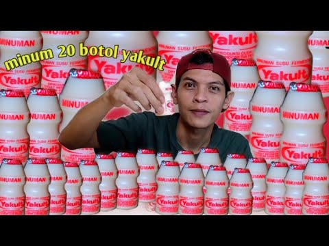 PART 2 MINUM 20 BOTOL YAKULT MINUMAN SEGAR SEHAT