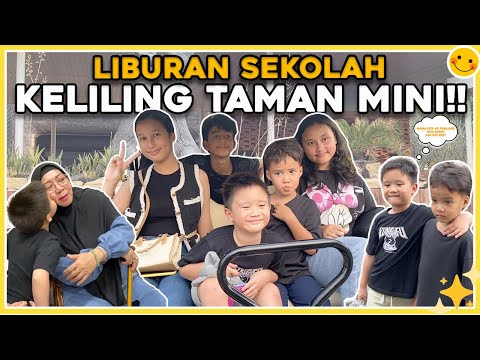 ATHAR JALAN-JALAN BARENG SEPUPU-SEPUPUNYA , RAYU OMA BUAT BELI MAINAN