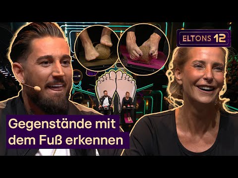 Mike Heiter füßelt mit Giulia Siegel ​🦶🏻 Wer erkennt mehr Gegenstände? ​🤔​​​ | Eltons 12