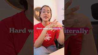 hair fall and hard water connection.  #drdeeptisharma #hardwater #hairfall #fyp