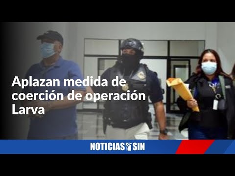 Aplazan medida de coerción de operación Larva