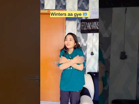 Winters aa gye 😂 #shorts #viral #explorepage #comedy #funny #shortsfeed #fizakhanspn