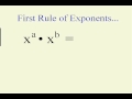 Exploring Exponents and Their Rules