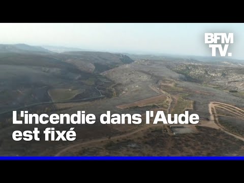 Incendie dans l'Aude: le feu est désormais fixé, annonce la préfecture