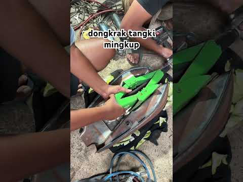 kendala tangki gl100 tidak bisa masuk ke dalam rangka #gl100 #bengkelracing #bengkelmotor