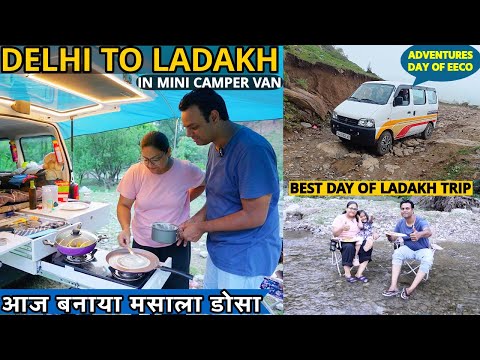 TRIP के दूसरे ही दिन FULL ADVENTURE हो गया Delhi to Ladakh in Camper Van मैं EP-3