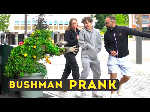 BUSHMAN PRANK: SCARING EVERYONE !!!