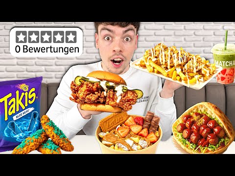 Ich BESTELLE 1 Tag lang bei 0⭐️ RESTAURANTS und BEWERTE sie 🧐 (mit Currywurst-Döner)