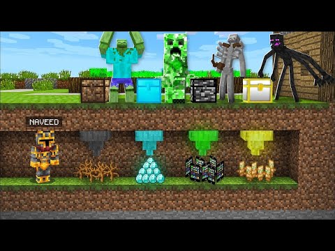 Minecraft DON'T TOUCH FORBIDDEN CHEST FROM TITAN MUTANT CREATURES MOBS MOD !! Minecraft Mods