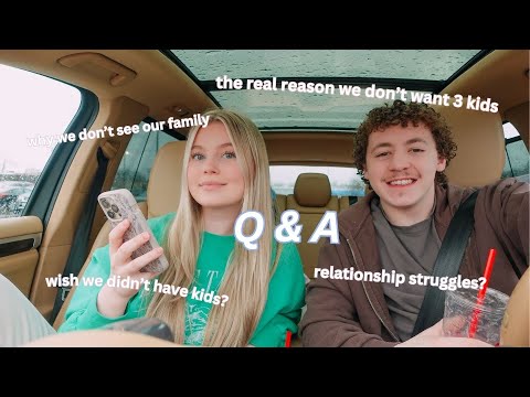 The real reason we don't want 3 kids.. answering some burning questions as 18 & 19 year old parents
