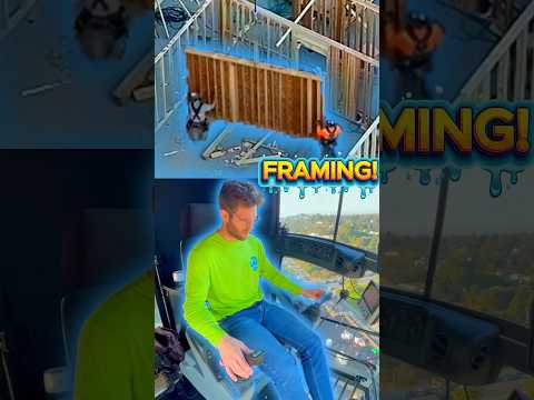 Finally some framing!!! #crane #framing