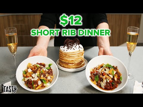 I Tried To Make a $12 Short Rib Date Night Dinner ? Tasty