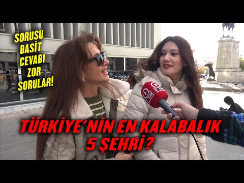 Türkiyenin En Kalabalık 5 Şehri Hangisidir?