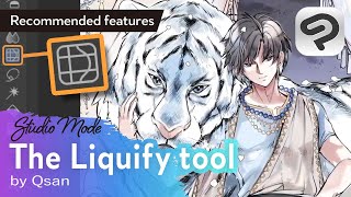 Adjust with Liquify for the ideal illustration!  by Qsan | Clip Studio Paint Recommended Feature