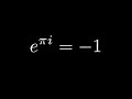 Understanding Euler's Identity