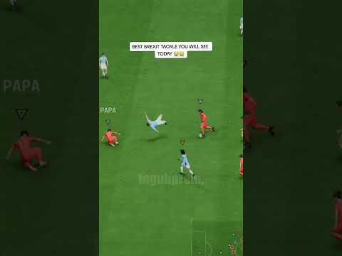 Best Football Tackles Funny Compilation in FIFA #fifa #eagames #football #shorts