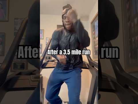 Boxing training on a treadmill