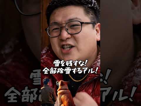 新潟県で雪かきをしないとどうなるのか？！　#日本 #ジョーク  #新潟県 #雪 #冬