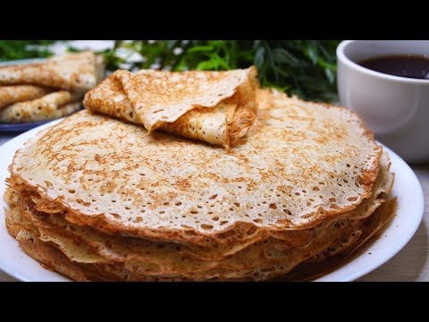 Самые Удачные Тонкие Блины дрожжевые