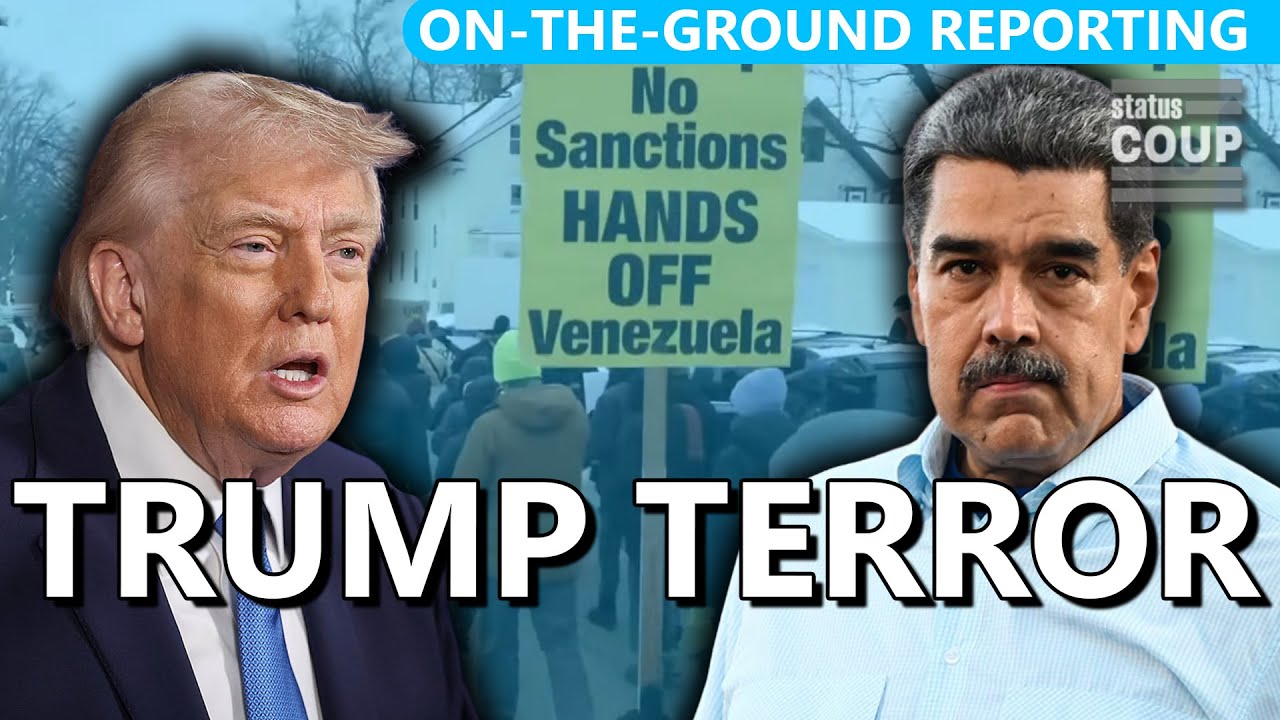 "STATE SPONSORED TERRORISM": Protesters TORCH Trump’s Illegal Venezuela Coup, ICE Terror