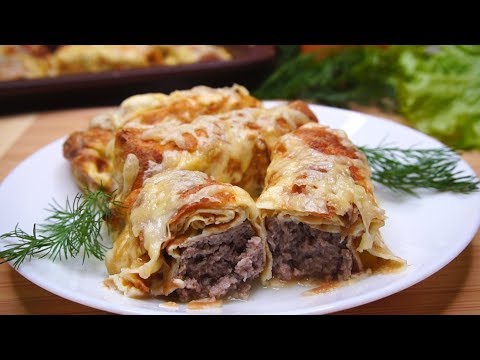 Очень вкусный Ужин Необычайно сочные Рулетики с мясом