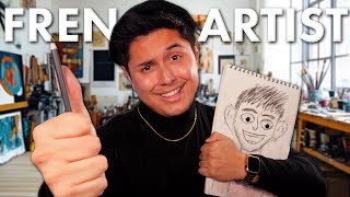 French Artist's $1,000,000 MASTERPIECE is YOU! | ASMR Drawing, Measuring, & Sketching Roleplay