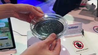 CES2025 栗本鐵工所 SoftMRF material demo